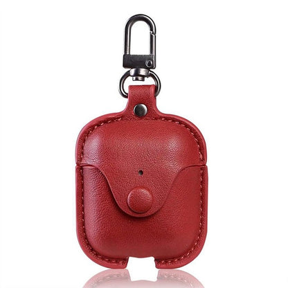 Headphone Case For Airpods Leather Case Luxury Genuine Cover For Apple AirPods 2 Case Air pods Earpods Accessories Earphone Bags