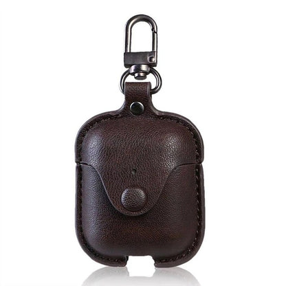 Headphone Case For Airpods Leather Case Luxury Genuine Cover For Apple AirPods 2 Case Air pods Earpods Accessories Earphone Bags