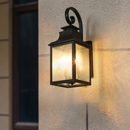 Large Outdoor Wall Lamps With Glass