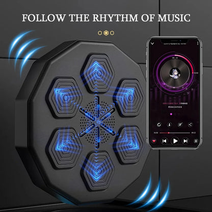 Smart Music Boxing Machine Wall Mounted Bluetooth Smart Fun Punch Boxing Trainer Wall Target Punching Pads Suitable For Home