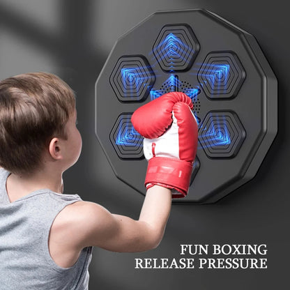 Smart Music Boxing Machine Wandmontage Bluetooth Smart Fun Punch Boxing Trainer Wandziel-Schlagpolster Geeignet für zu Hause