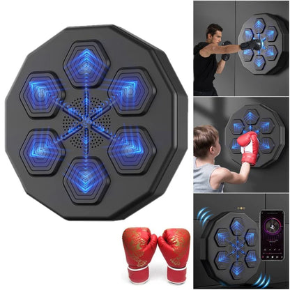 Smart Music Boxing Machine Wandmontage Bluetooth Smart Fun Punch Boxing Trainer Wandziel-Schlagpolster Geeignet für zu Hause