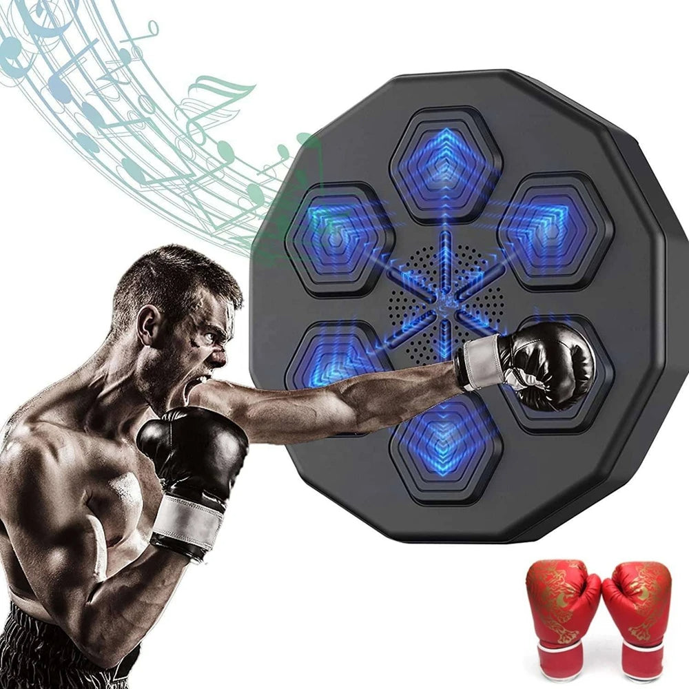 Smart Music Boxing Machine Wandmontage Bluetooth Smart Fun Punch Boxing Trainer Wandziel-Schlagpolster Geeignet für zu Hause