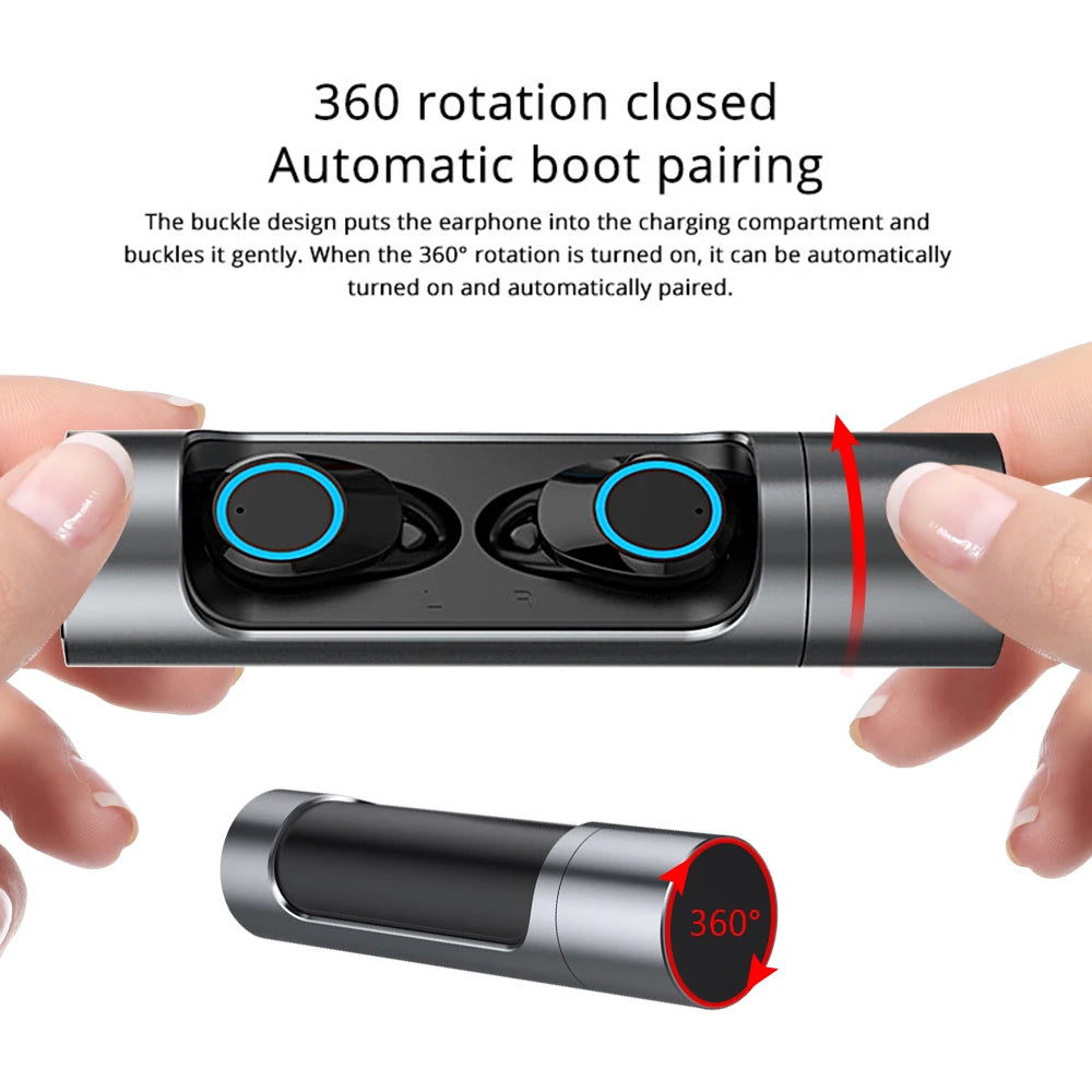 X8 Earphone Bluetooth 5.0 Touch Control Wireless TWS Earbuds Waterproof Stereo Music air Headset pods mini Earpiece